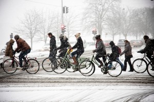 Bike snow