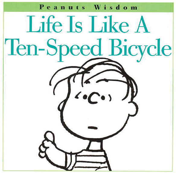 Life is Like a Ten-Speed Bicycle